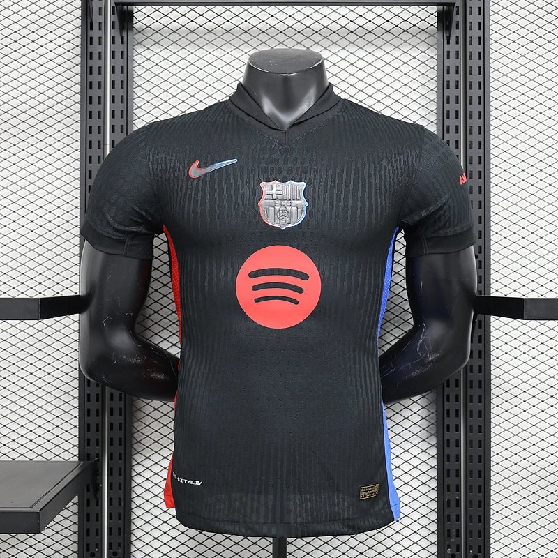 Authentic Barcelona Away Soccer Jersey 2024/25 - Spotify Logo Without Text