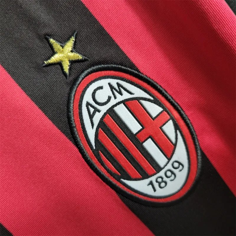 AC Milan Retro Soccer Jersey Home Custom Shirt 2009/10