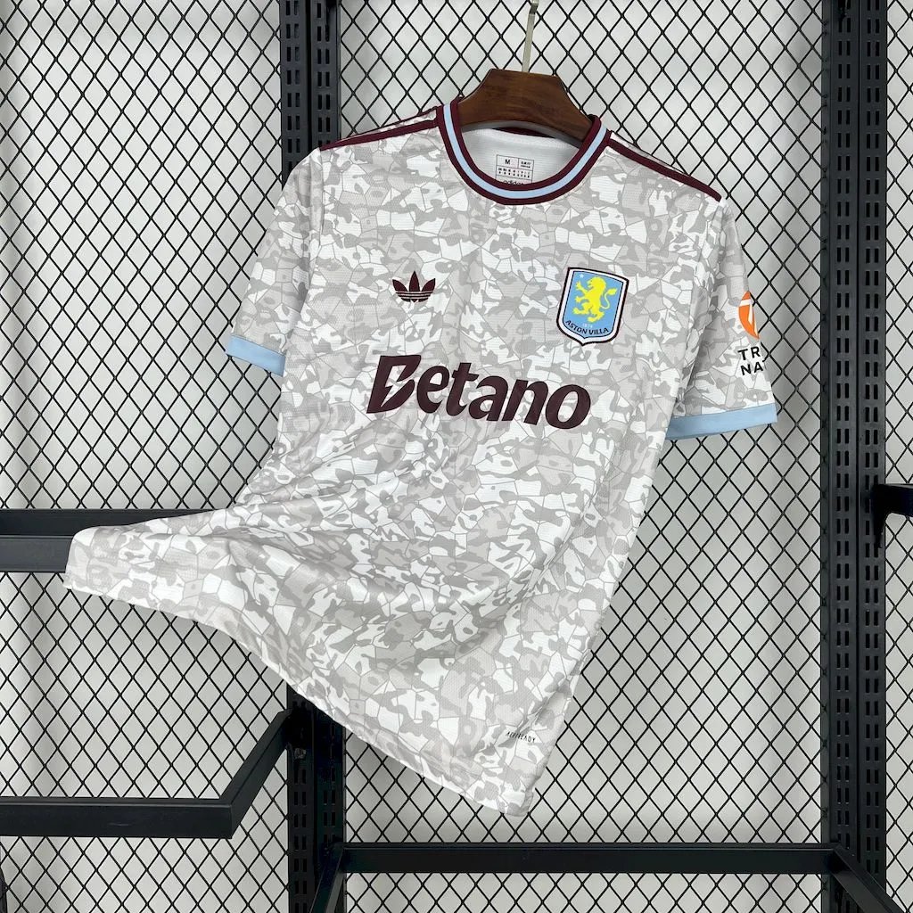 Aston Villa Football Jersey Third Away Custom Shirt 2025/26