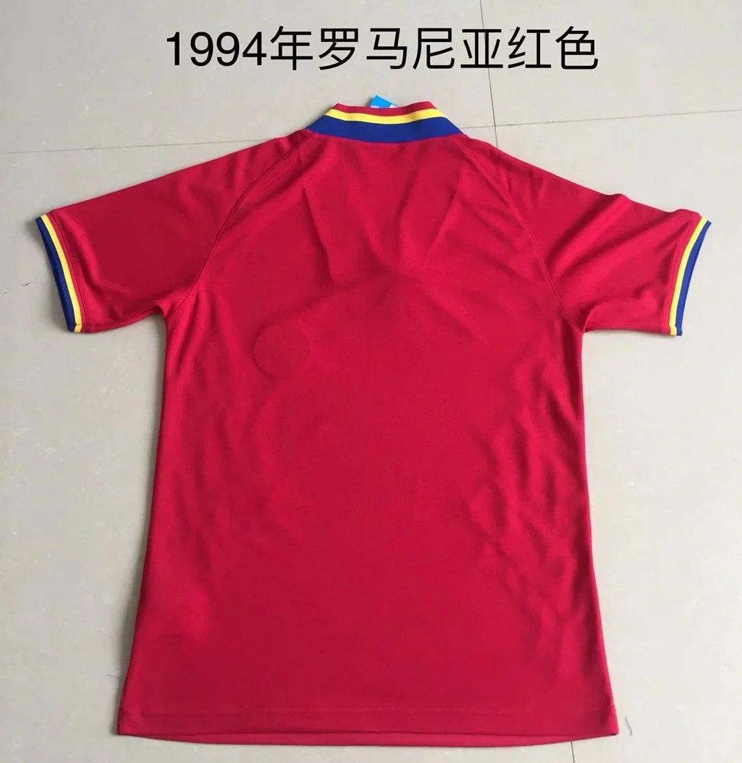 Romania Soccer Jersey Away Retro Jersey 1994
