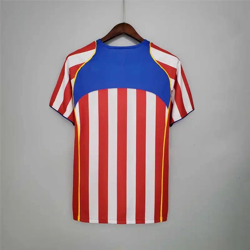 47e55ed52135e69fd1457286bc4a00842200cc52 Atletico Madrid Retro Soccer Jersey Home Shirt 2004/05