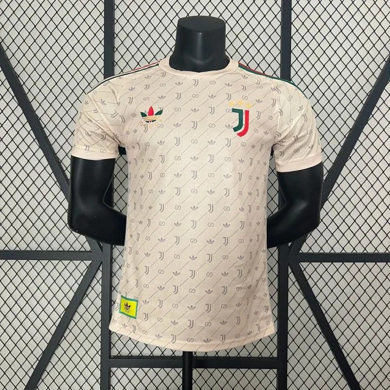 Juventus Authentic Soccer Jersey x Gucci Special Edition Shirt 2024/25