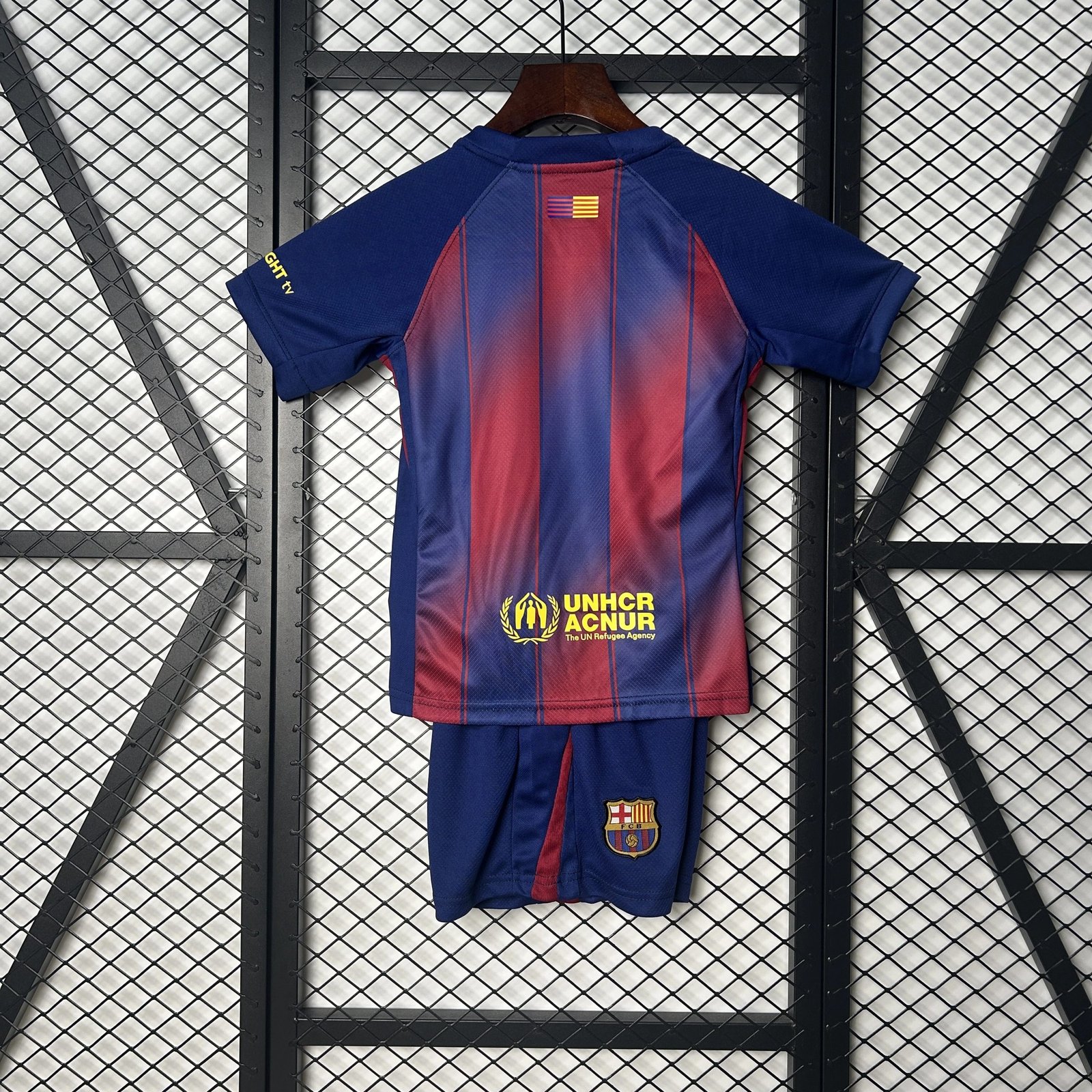 Barcelona Home Soccer Kids Kit Jersey+Shorts 2025/26