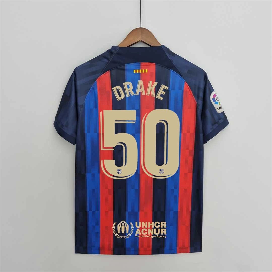 49f35b9a9ba9cdac80cf9918beeea49a6677ebf0 Barcelona Home Owl Version Soccer Jersey Custom Shirt 2022/23