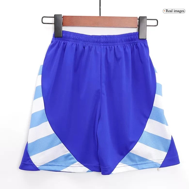 Argentina Away Soccer Uniform Kids Kit Jersey+Shorts 2024