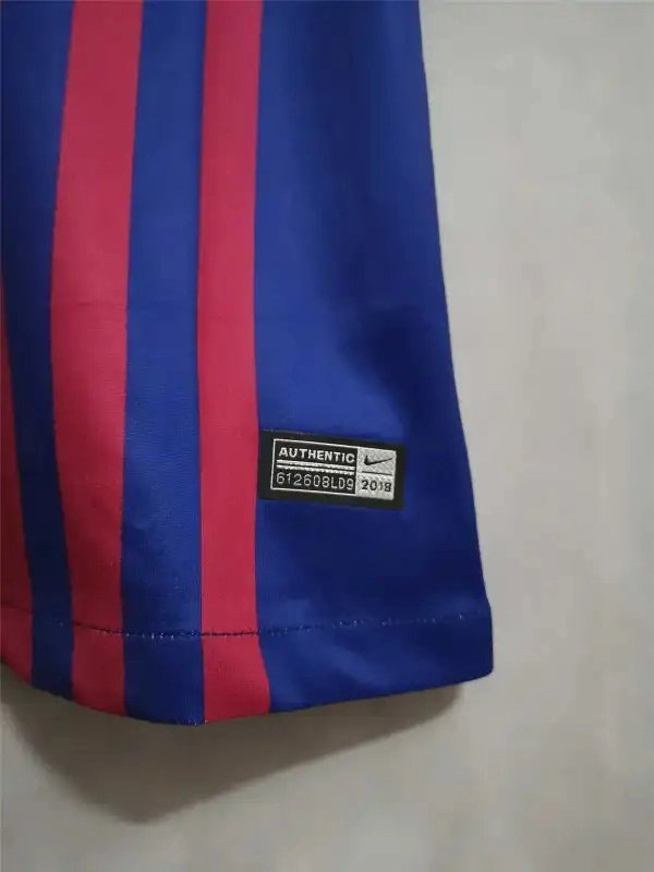 Barcelona Retro Jersey Home Soccer Shirt 2018-19
