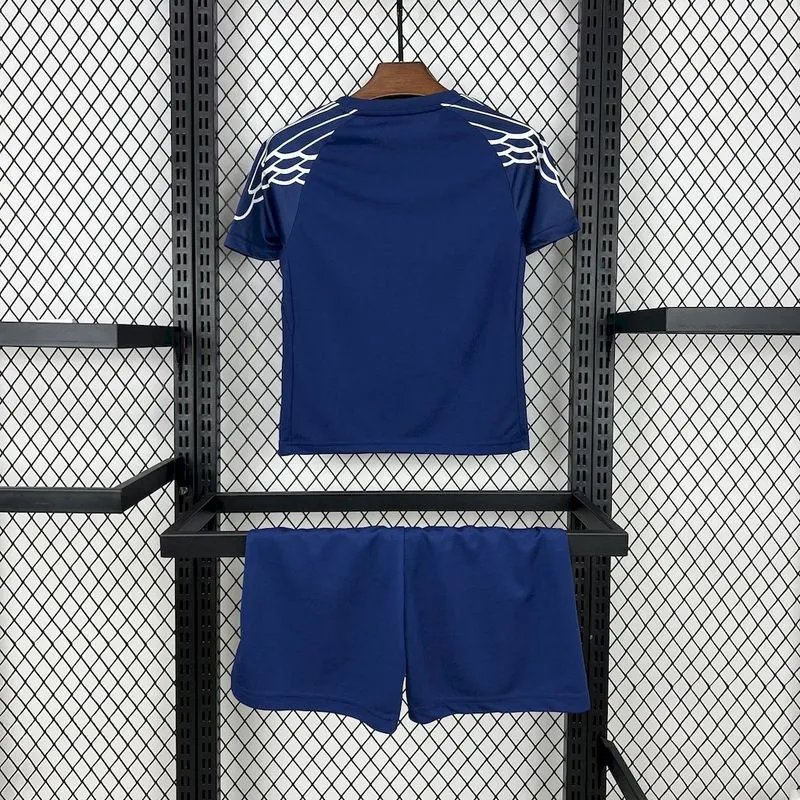 PSG Soccer Jersey Fourth Away Kids Kit Jersey+Short 2024/25