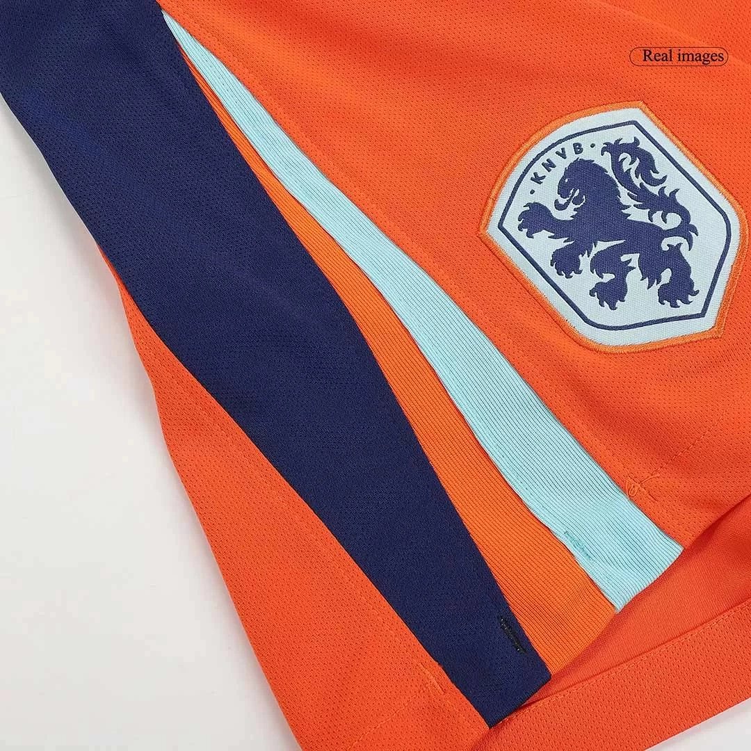 Netherlands Soccer Jersey Home Custom Shorts EURO 2024