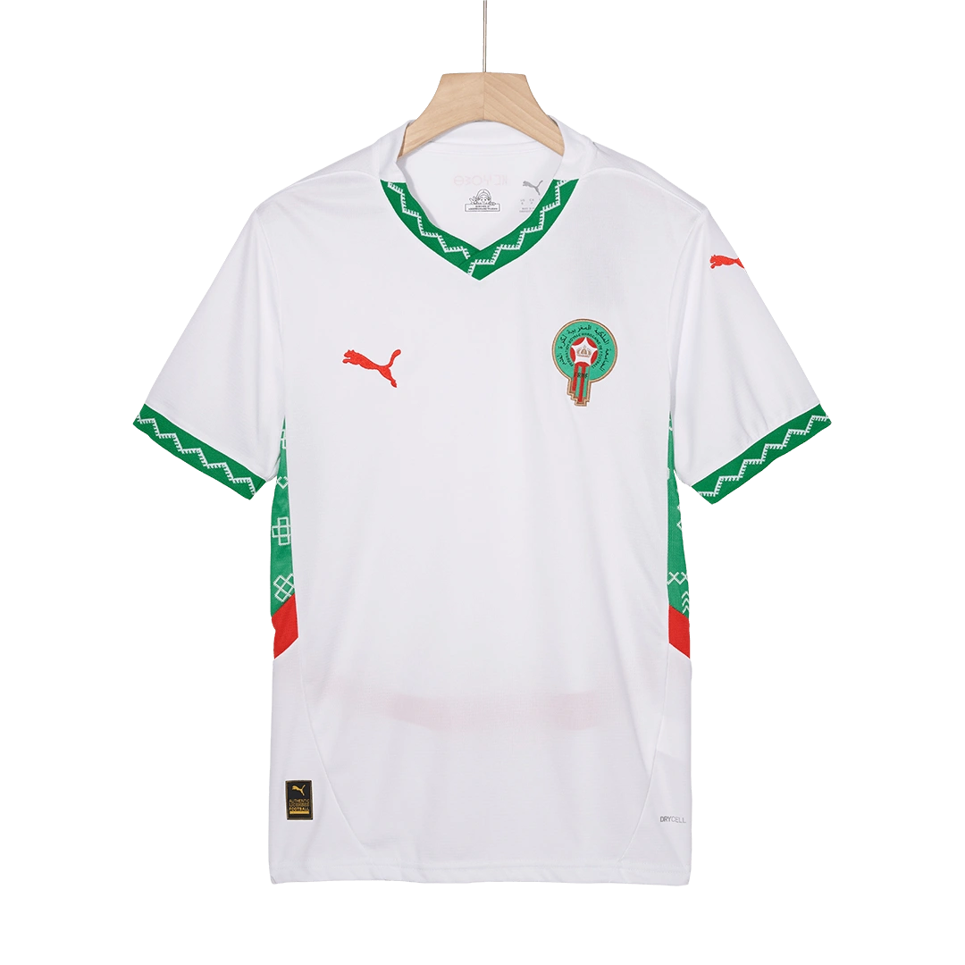 Morocco Soccer Jersey Away Custom Shirt 2024-25