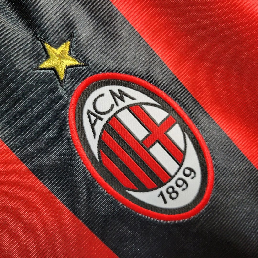 AC Milan Retro Soccer Jersey Home Custom Shirt 1998/00