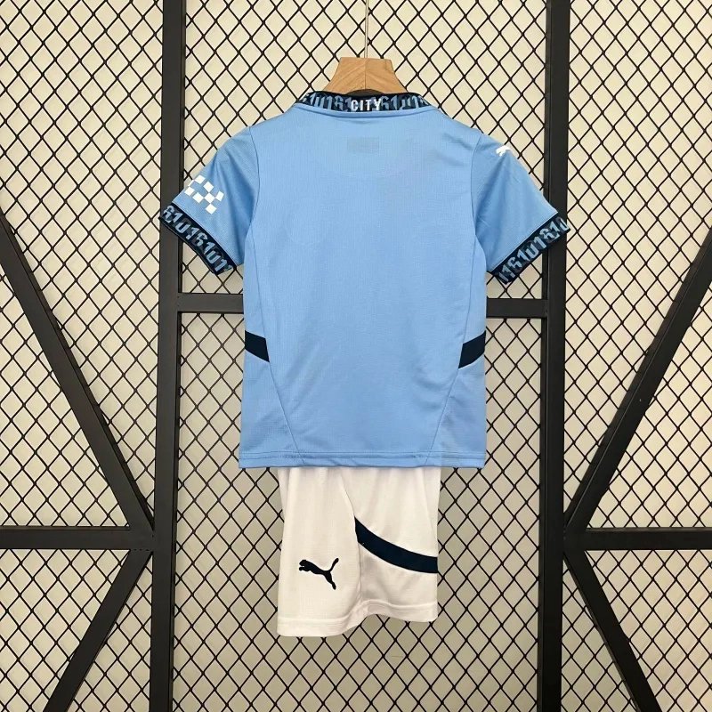 4b8c47a23fae00612eefe799b14d817956d8a7b6 Manchester City Home Kids Kit Jersey+Shorts 2024/25