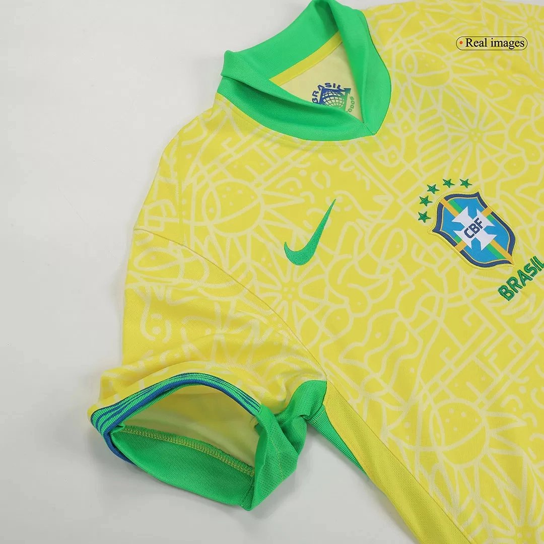 Brazil Soccer Jersey Home Custom Shirt Copa America 2024