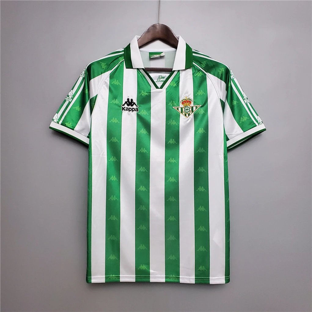Real Betis Retro Jersey Home Soccer Shirt 1995/97