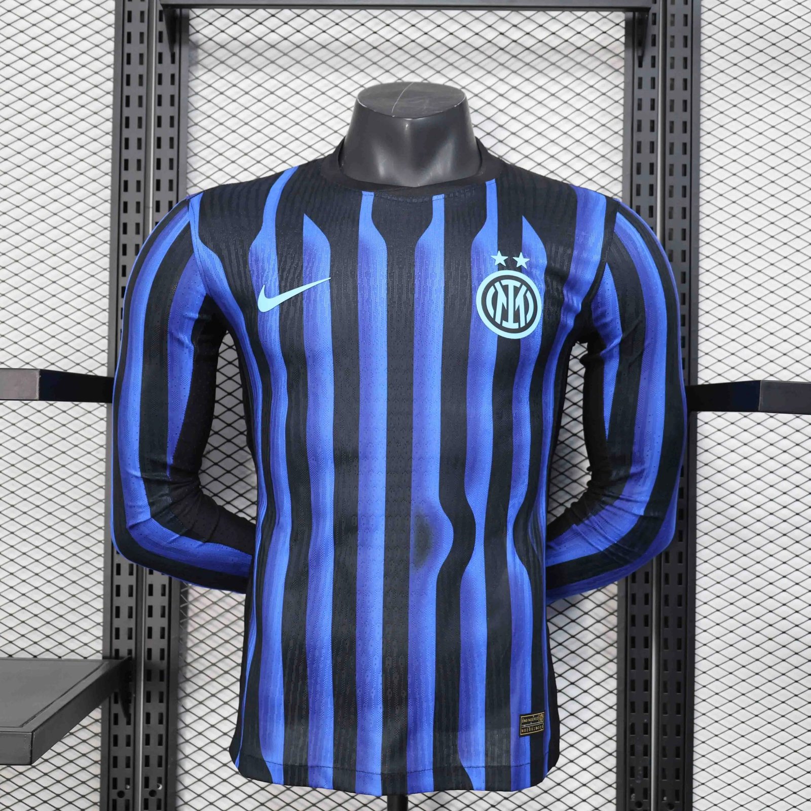 Authentic Soccer Jersey Inter Milan Home Long Sleeve Shirt 2025/26