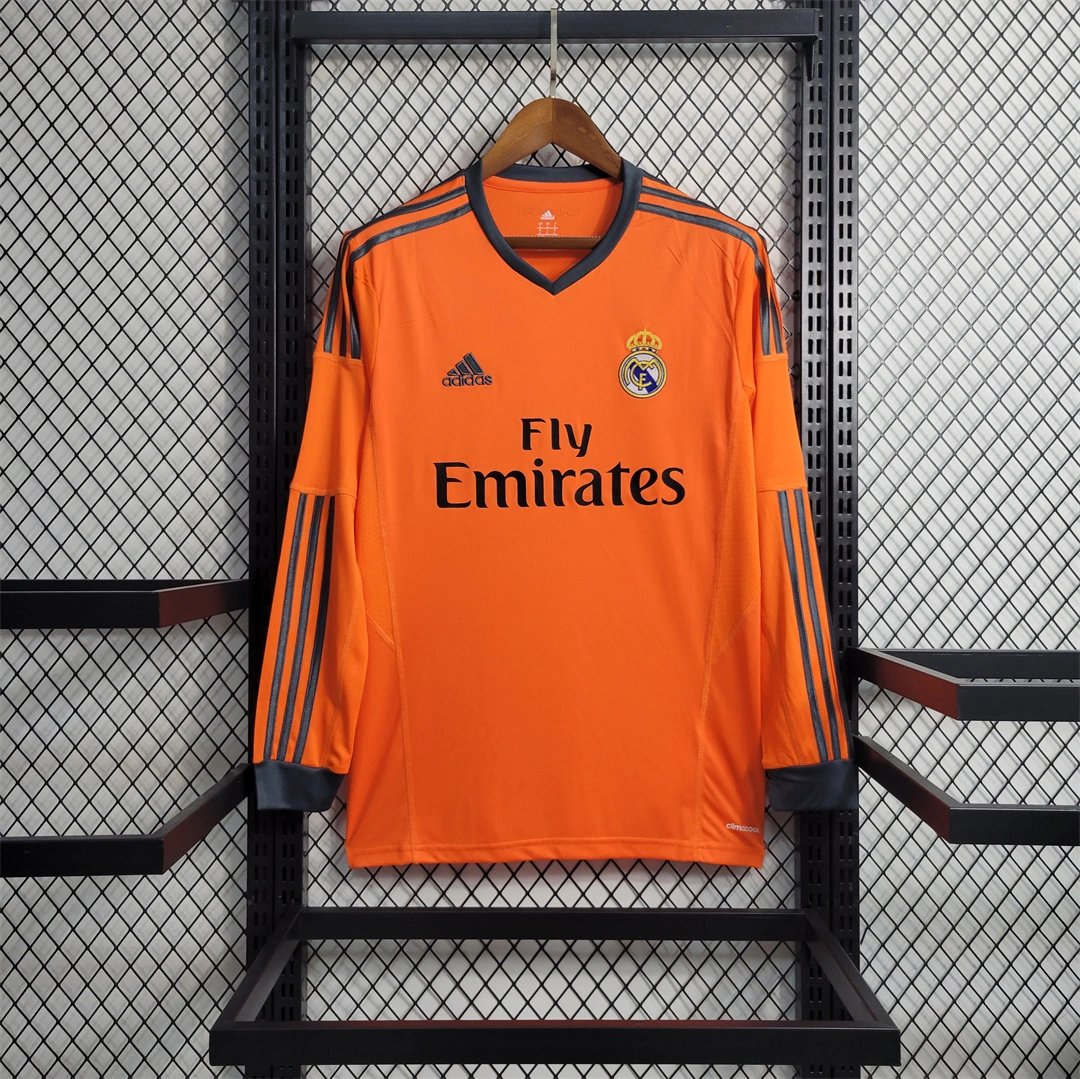 4ee6c6bce1389d8130d46e5f325bcb1a7505dbdb Real Madrid Retro Jersey Third Away Long Sleeve Custom Soccer Shirt 2013/14