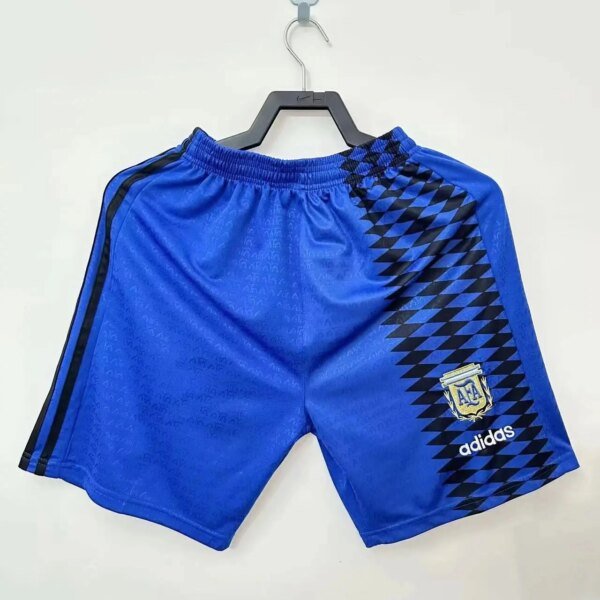 Argentina Retro Custom Away Football Shorts World Cup 1994