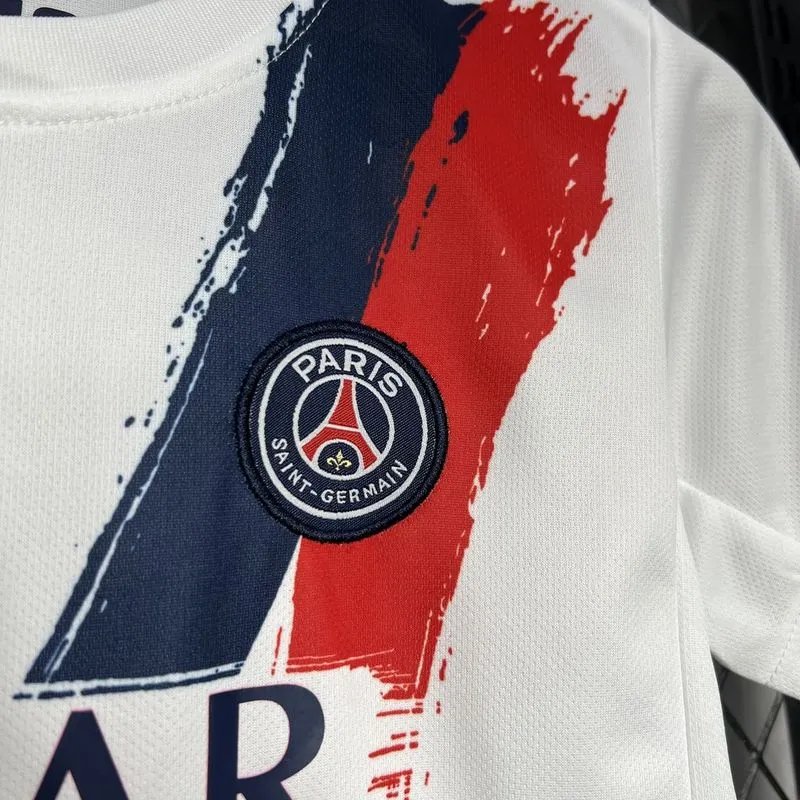 PSG Soccer Jersey Away Kids Kit Jersey+Shorts 2024/25