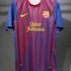 Authentic Barcelona Retro Jersey Home Soccer Shirt 2011-12