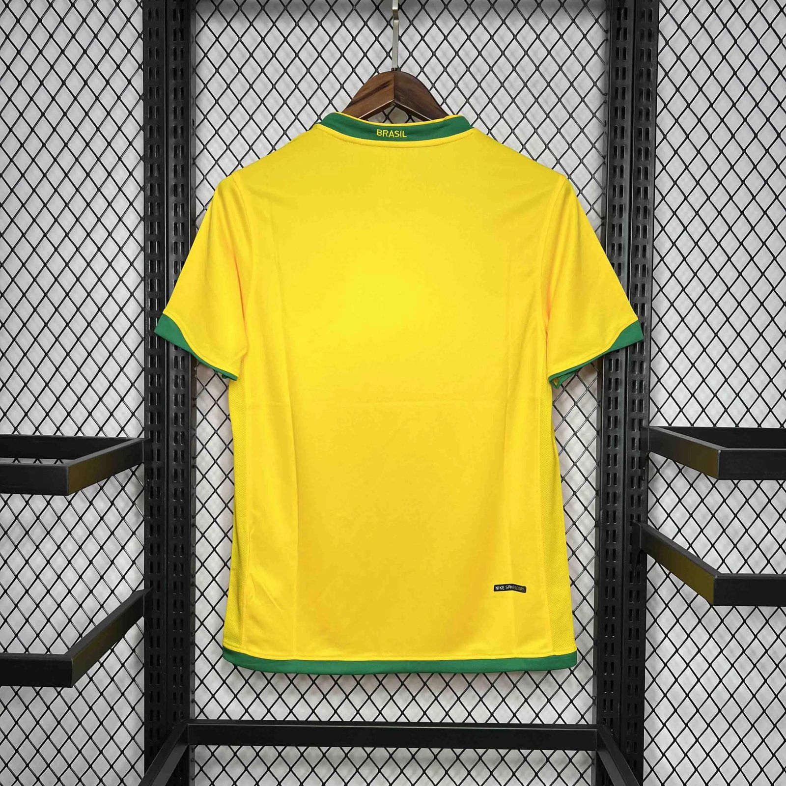 Brazil Retro Jersey Custom Home Soccer Jersey World Cup 2006