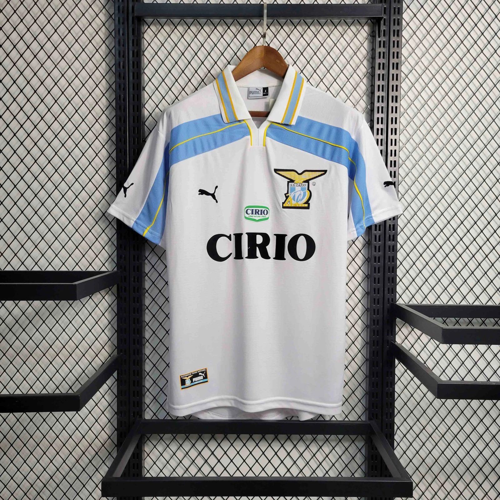 5098a96350888ba27aae348c32e0fc8f3418a364 Lazio Retro Soccer Jersey Away Custom Shirt 1998-00