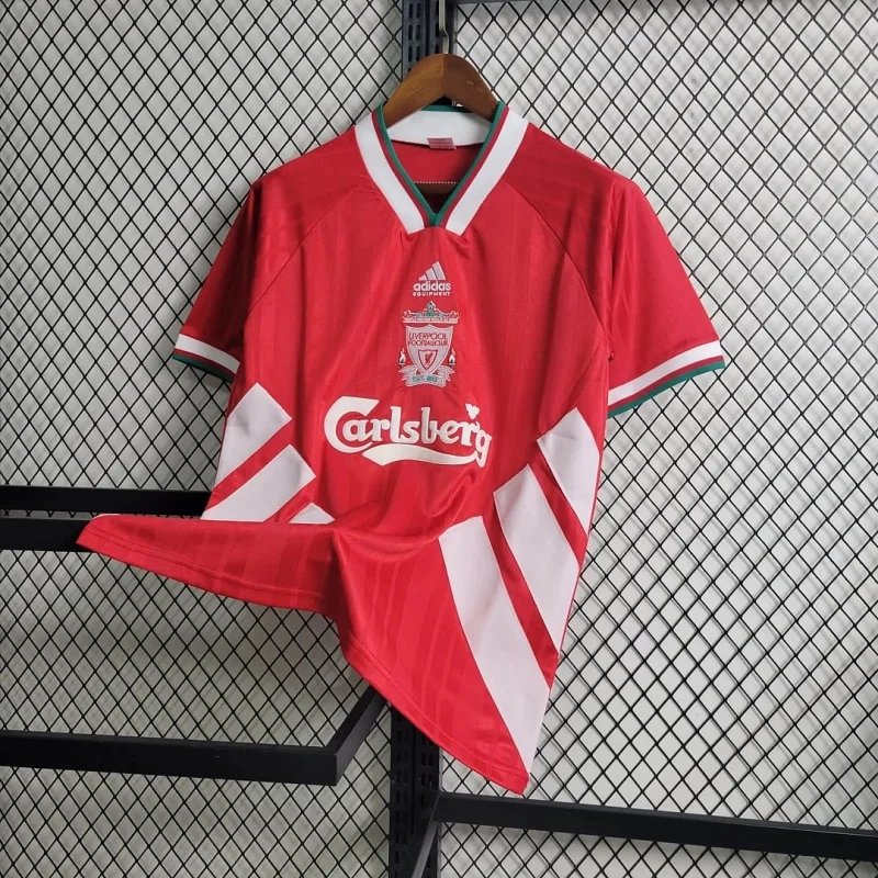 Liverpool Retro Football Jersey Home Custom Shirt 1993/95