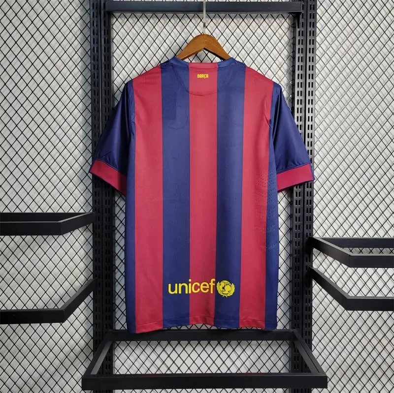 Barcelona Retro Jersey Home Soccer Shirt 2014-15
