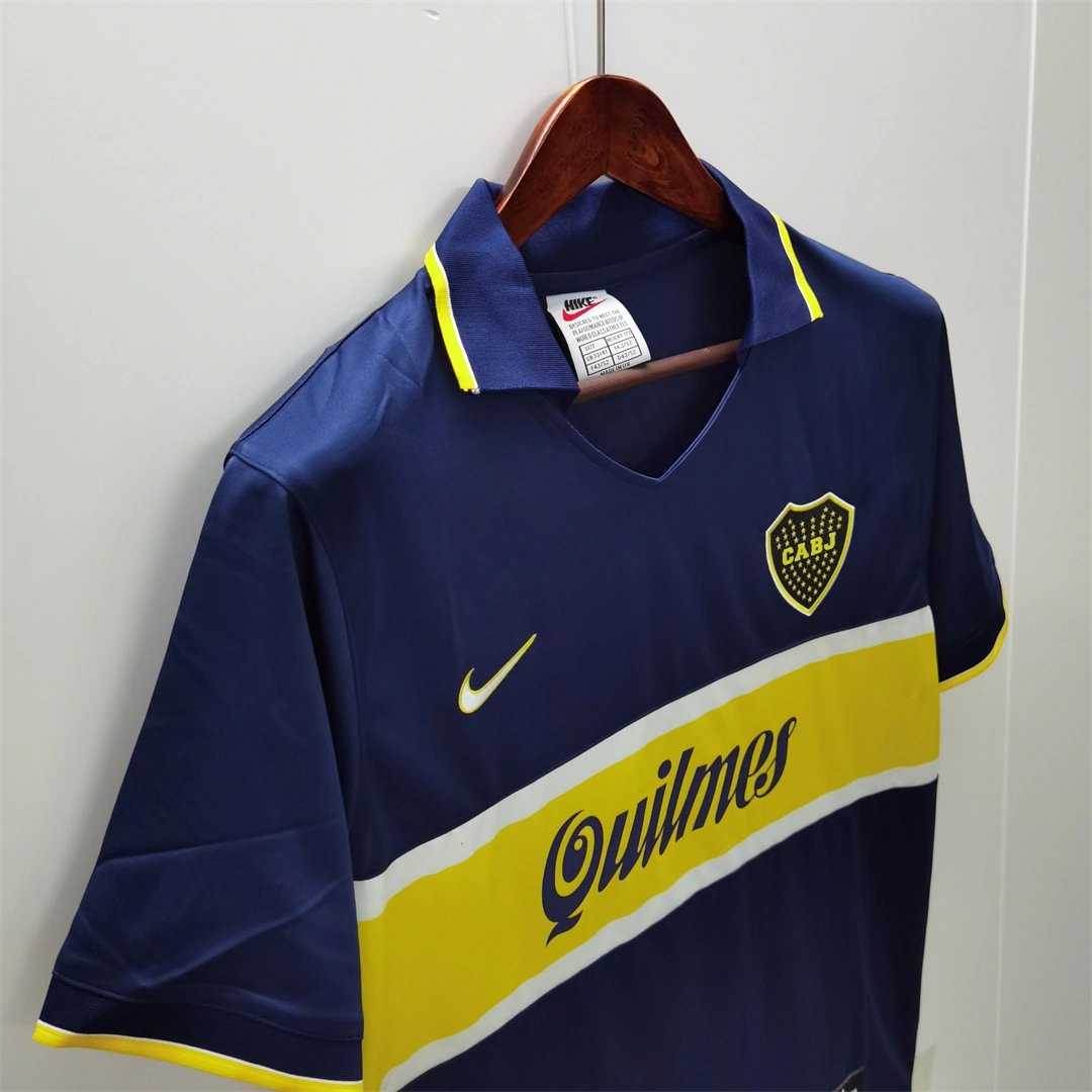 Boca Juniors Retro Soccer Jersey Home Custom Shirt 1996/97