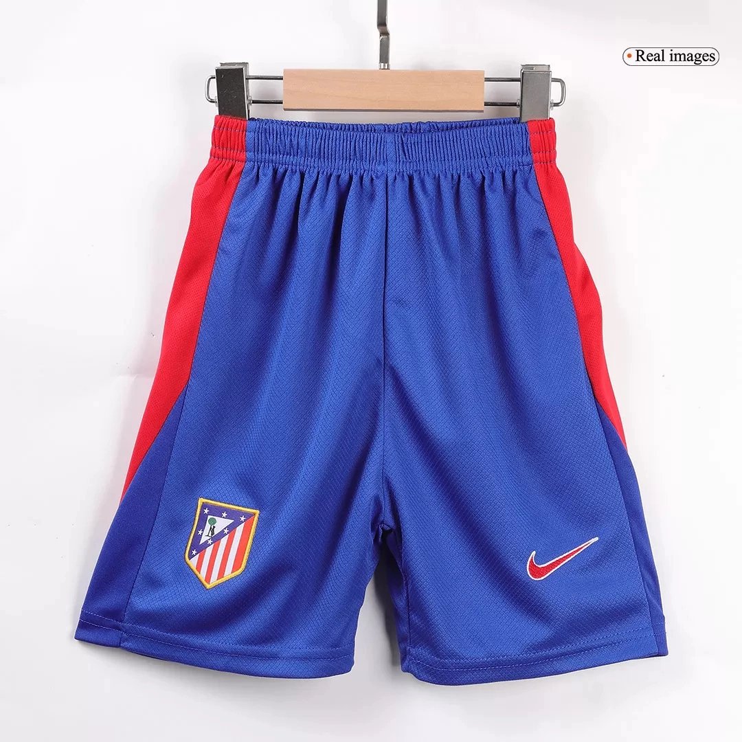 Atletico Madrid Soccer Jersey Home Kids Kit Jersey+Shorts 2024/25