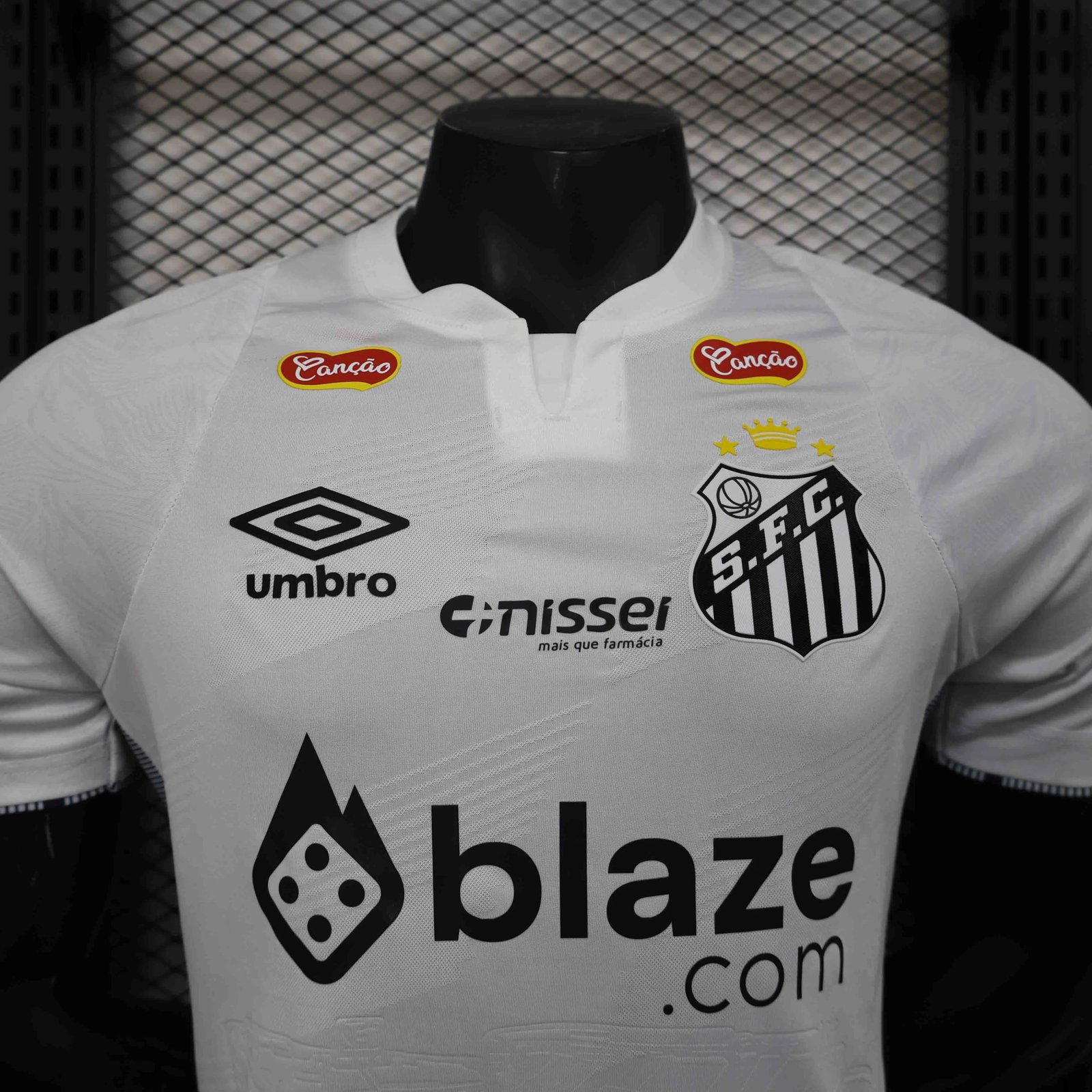 Santos FC Authentic Soccer Jersey Home Shirt All Sponsor 2024