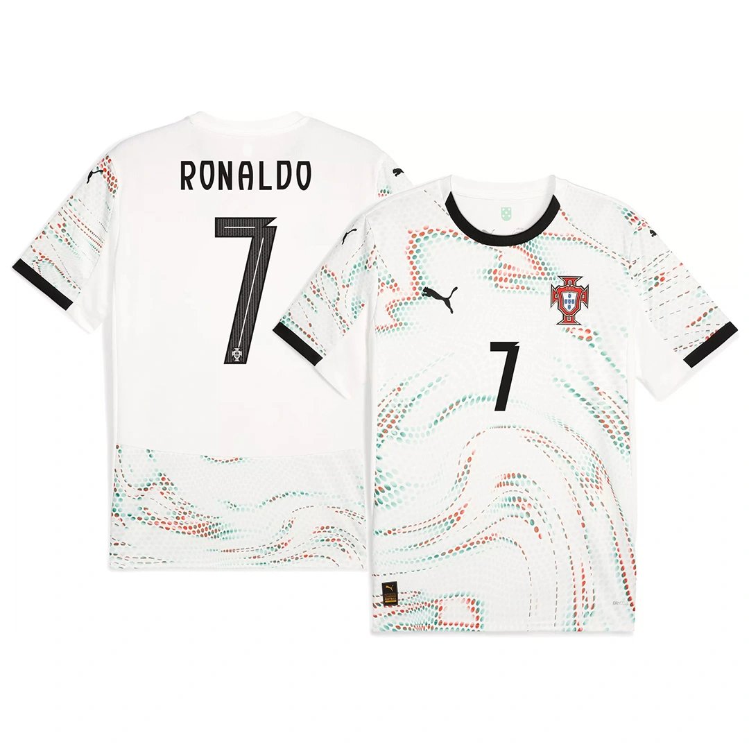 Ronaldo #7 Portugal Soccer Jersey Away Shirt 2025
