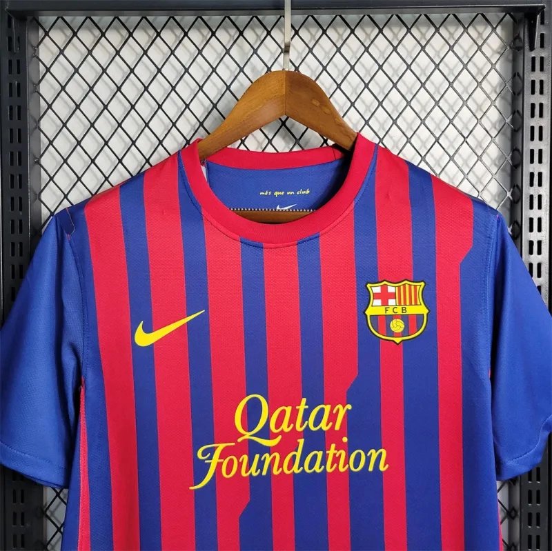 Barcelona Retro Jersey Home Soccer Shirt 2011-12