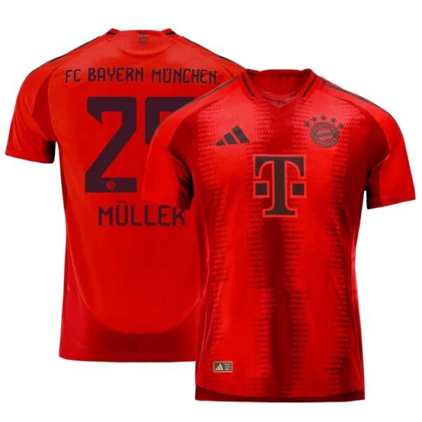 MÜLLER #25 Bayern Munich Home Jersey Player Version 2024/25