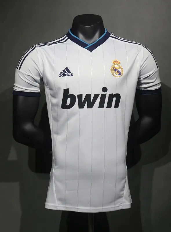 5a561a2abb32787eca7428f1269698a0c233965f Real Madrid Authentic Retro Jersey Home Soccer Shirt 2012/13
