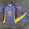 Roma Soccer Jersey Third Away Kids Kit Jersey+Shorts 2024/25