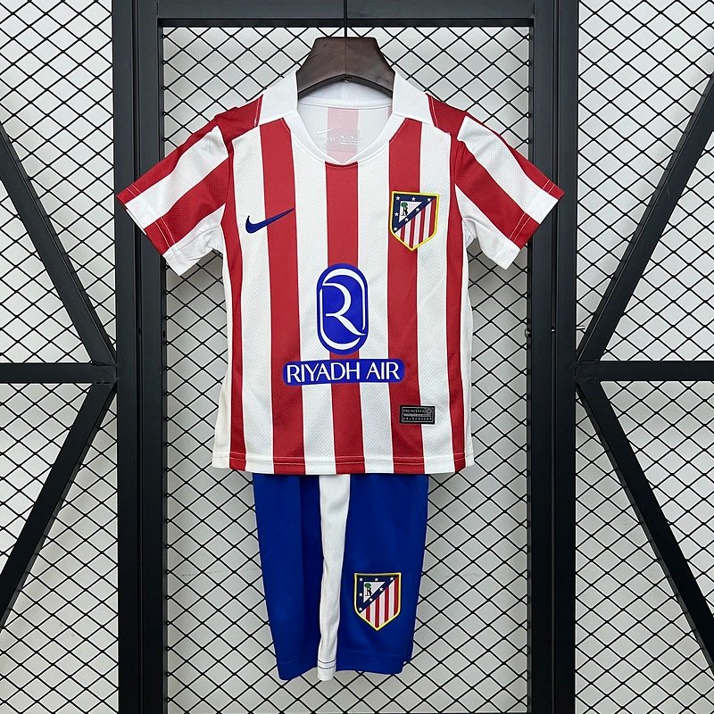 5be4c76db9be65be26386acbbc15792f4f26ed13 Atletico Madrid Soccer Jersey Home Kids Kit Jersey+Shorts 2025/26