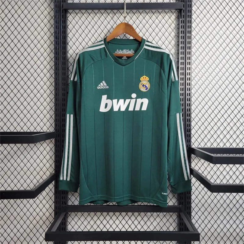 Real Madrid Retro Jersey Third Away Long Sleeve Custom Shirt 2012/13