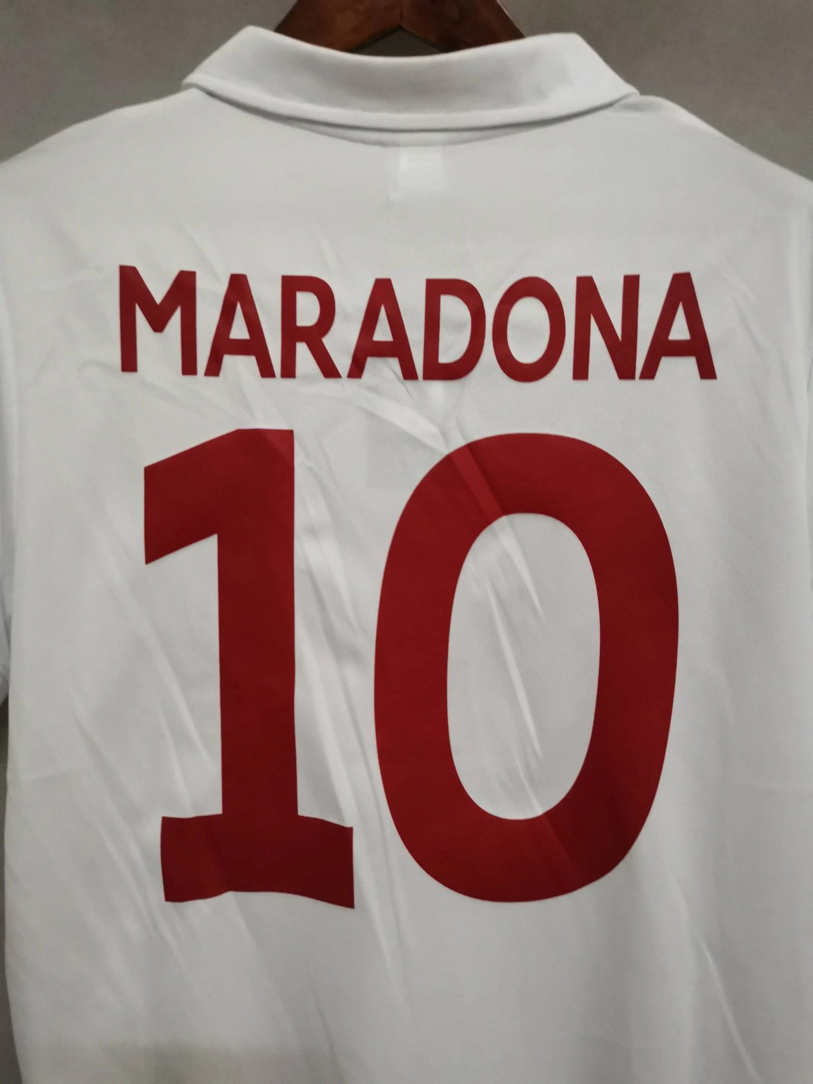 Maradona #10 Napoli Retro Soccer Jersey Away Shirt 1987-88