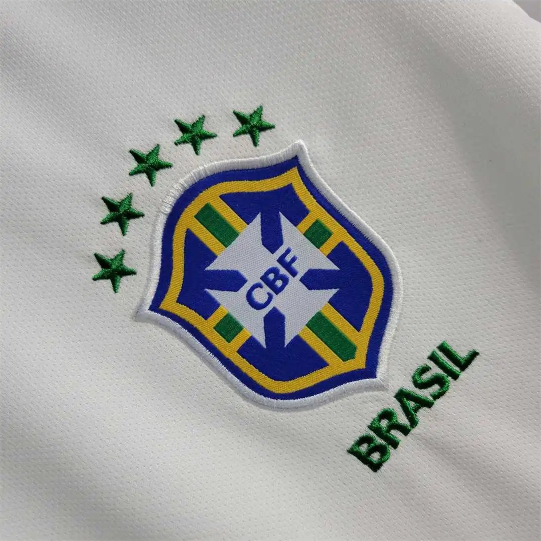 Brazil Retro Jersey Custom Home Soccer Jersey 2019