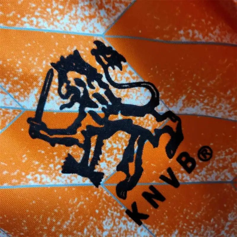 Netherlands Retro Jersey Custom Home Soccer Jersey 1988