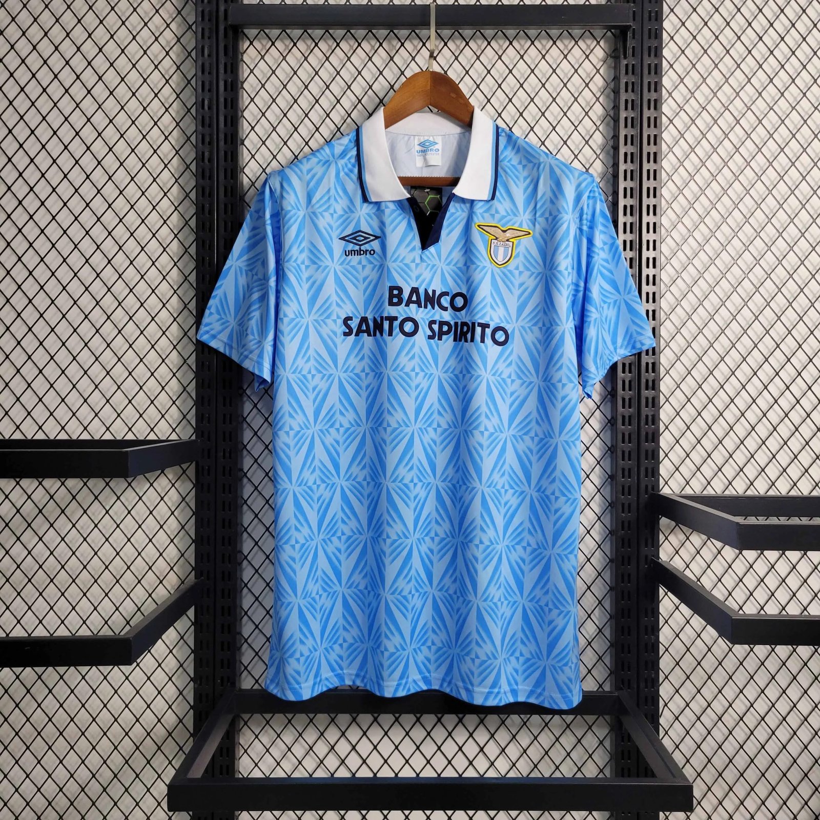 Lazio Retro Soccer Jersey Home Custom Shirt 1991/92