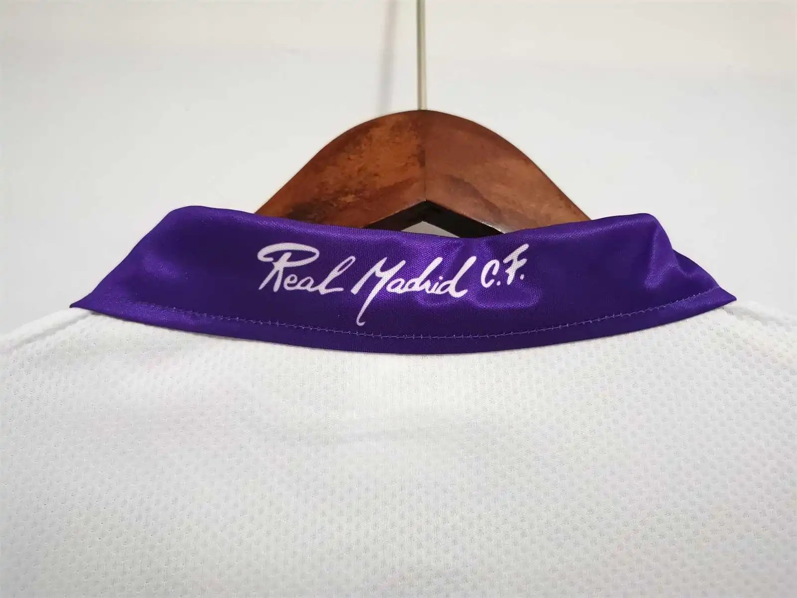 Real Madrid Retro Jersey Home Custom Soccer Shirt 1997-98