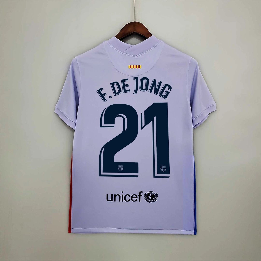 Barcelona Retro Jersey Away Soccer Shirt 2021/22