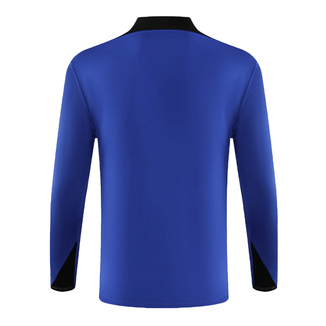 Barcelona Zipper Sweat Kit (Top+Pants) Blue 2024/25