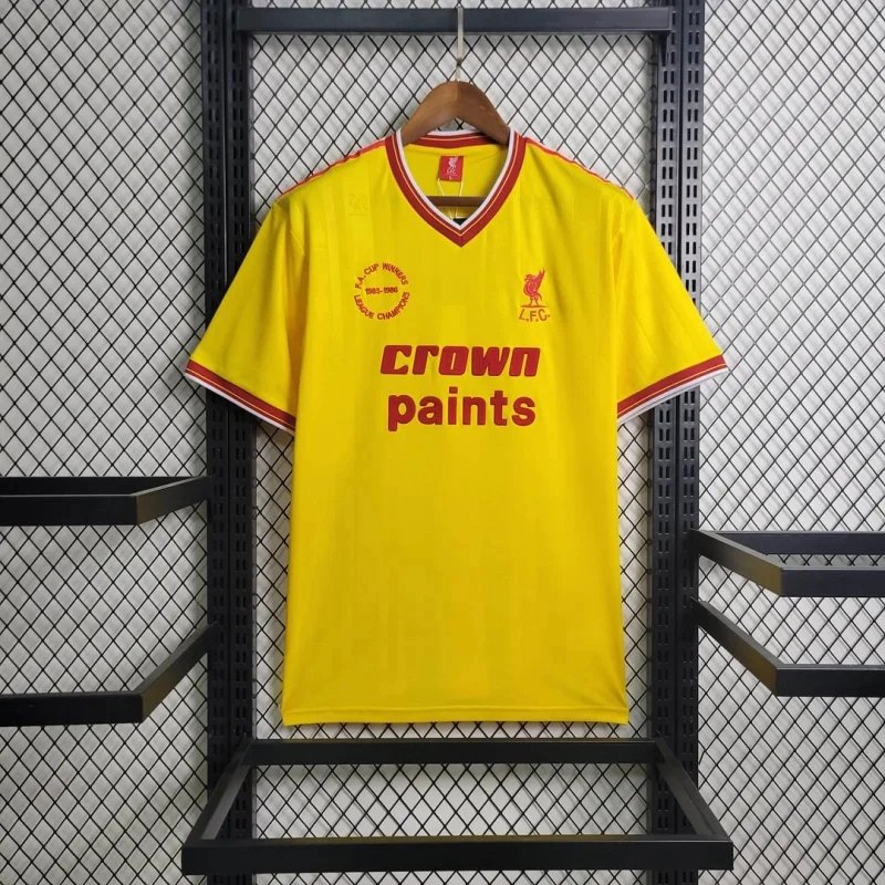 5ee9f881a9e80233182112d72d549a3c863ea900 Liverpool Retro Football Jersey Away Custom Shirt 1981-84