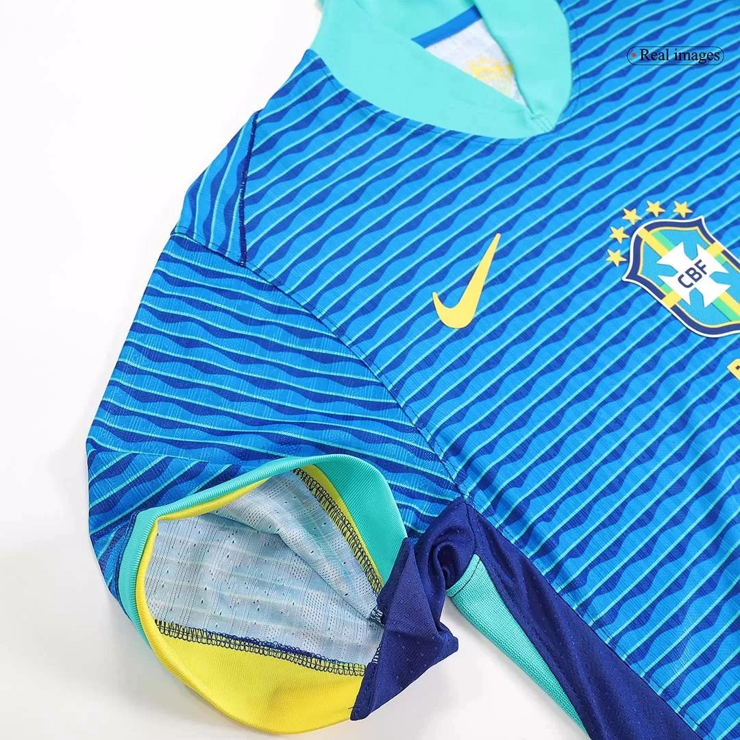 Brazil Authentic Soccer Jersey Away Shirt Copa America 2024