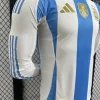 Argentina Authentic Soccer Jersey Home Long Sleeve Shirt 2024