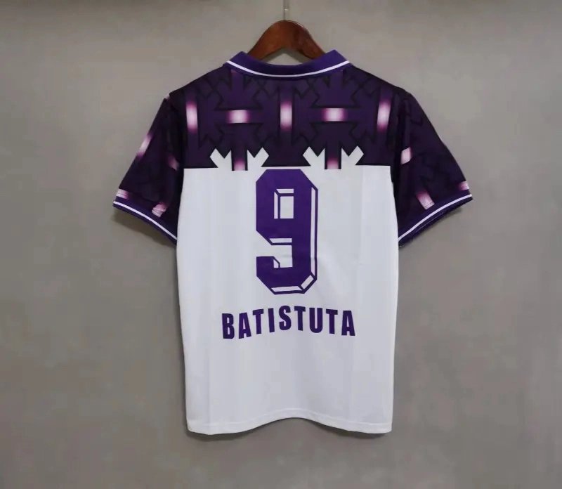 5fba83f0bdf856771b38e9a4d2ff2c9b35b3dd01 Fiorentina Retro Soccer Jersey Away Custom Shirt 1992/93