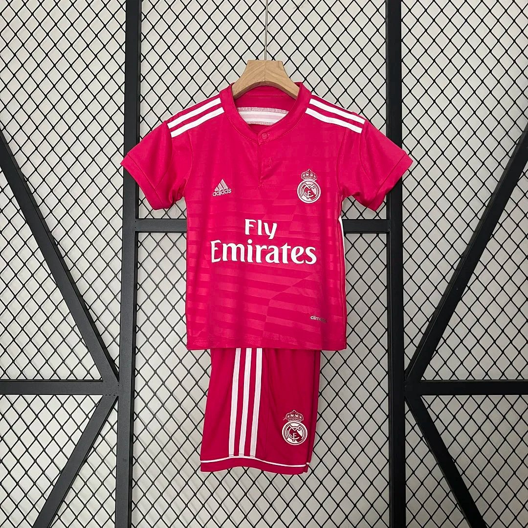 Real Madrid Retro Jersey Away Kids Kit Jersey+Shorts 2014/15