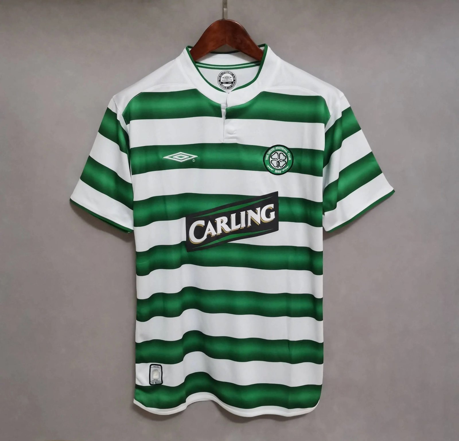 Celtic Retro Soccer Jersey Home Custom Shirt 2003/04