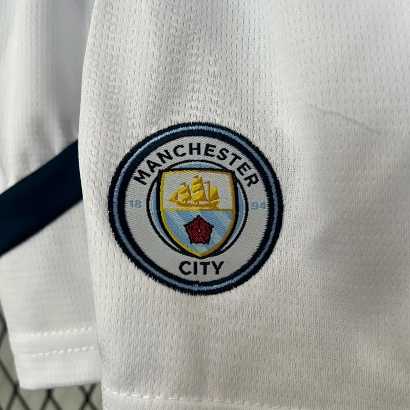 610fa180c052525842fc9c15175c212e381a8762 Manchester City Home Kids Kit Jersey+Shorts 2024/25